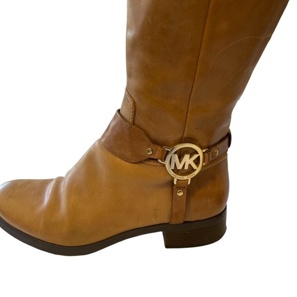 Michael Kors Brown Fulton Boots - Picture 7 of 9
